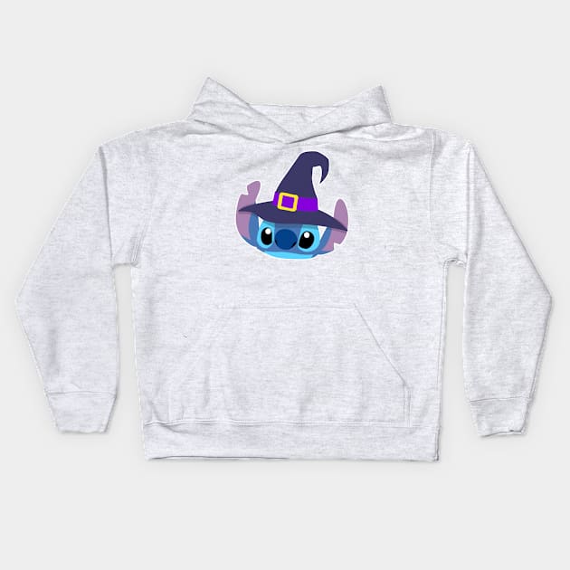 Halloween Stitch Kids Hoodie by LuisP96